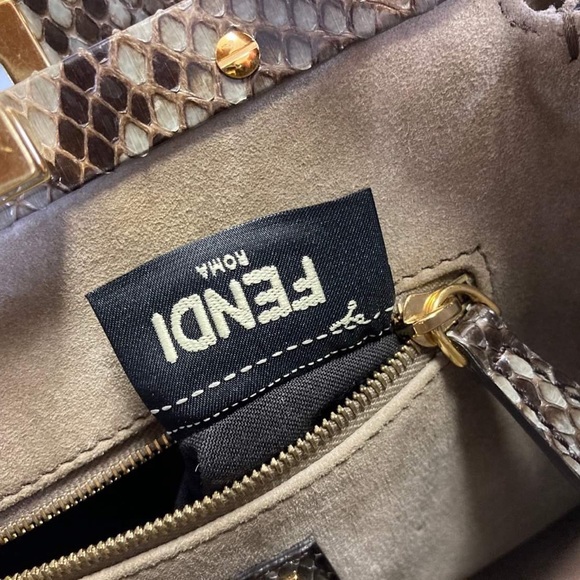 Fendi Peekaboo Mini Snakeskin - Picture 7 of 16